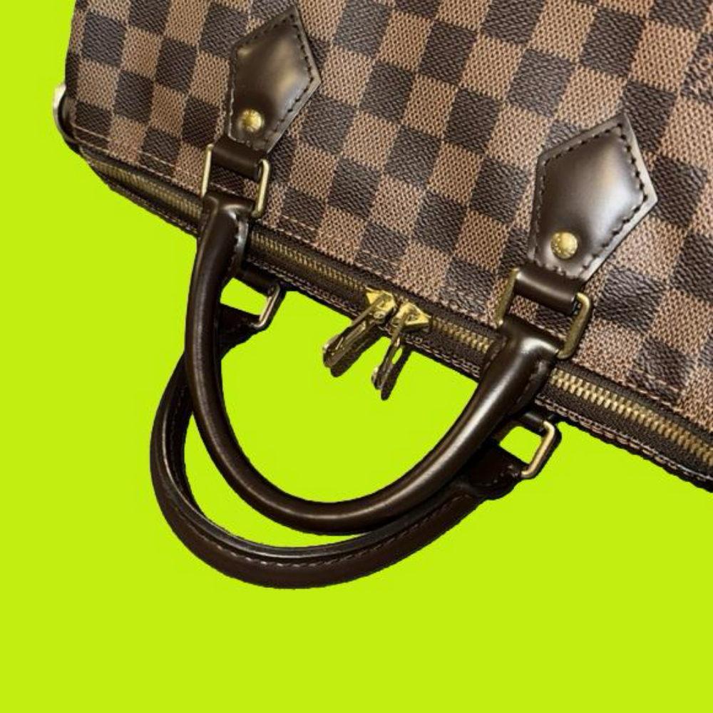 LOUIS VUITTON SPEEDY 30 Damier Ebene Bandouliere - Excellent Condition - Picture 10 of 12
